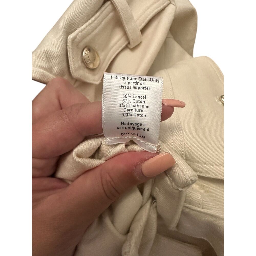 SABLYN Daniel Twill Nautical Jumpsuit White Small - Picture 7 of 7